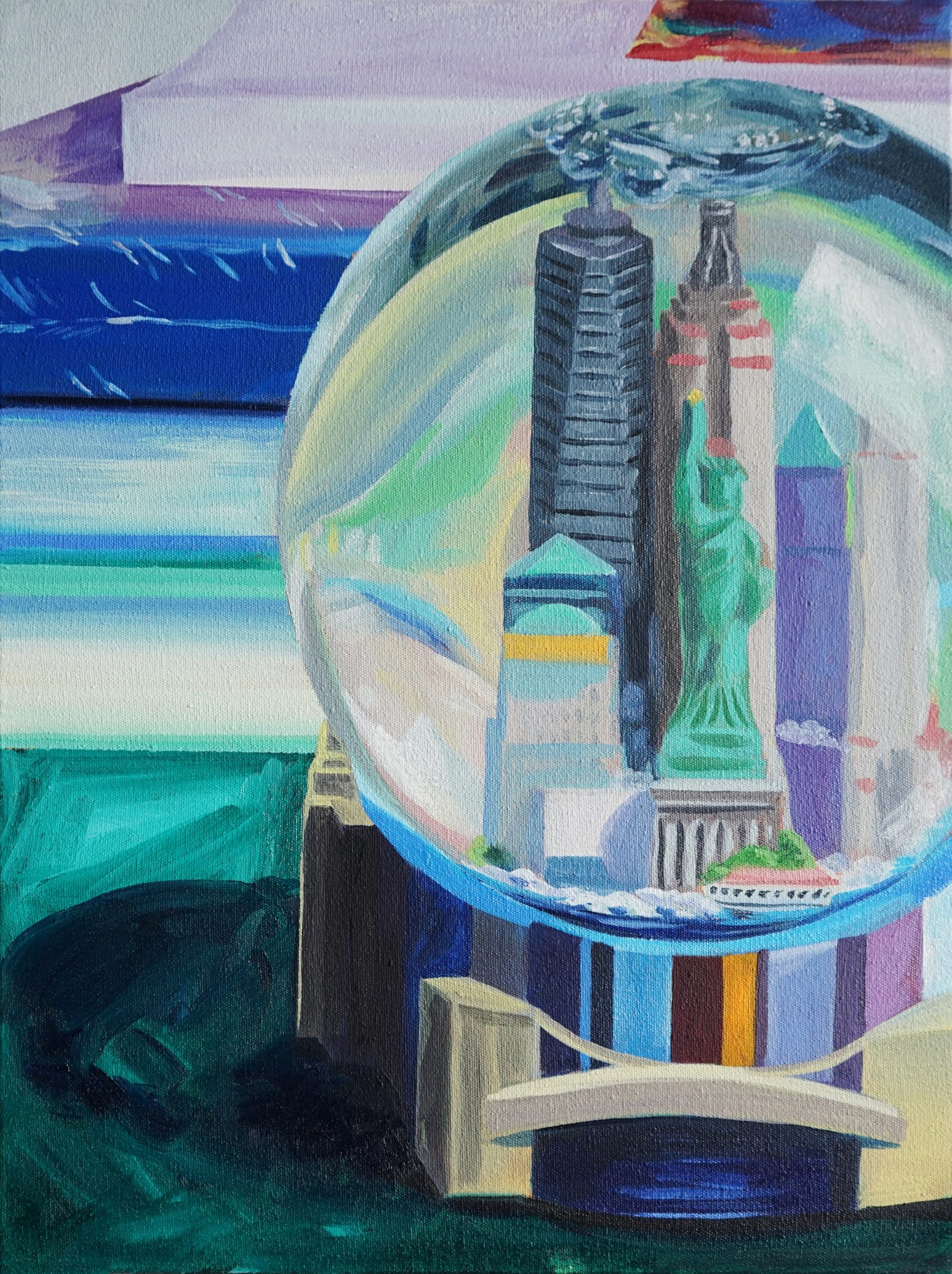 LucilePIKETTY_New-York bulle(2021)_35x27cm