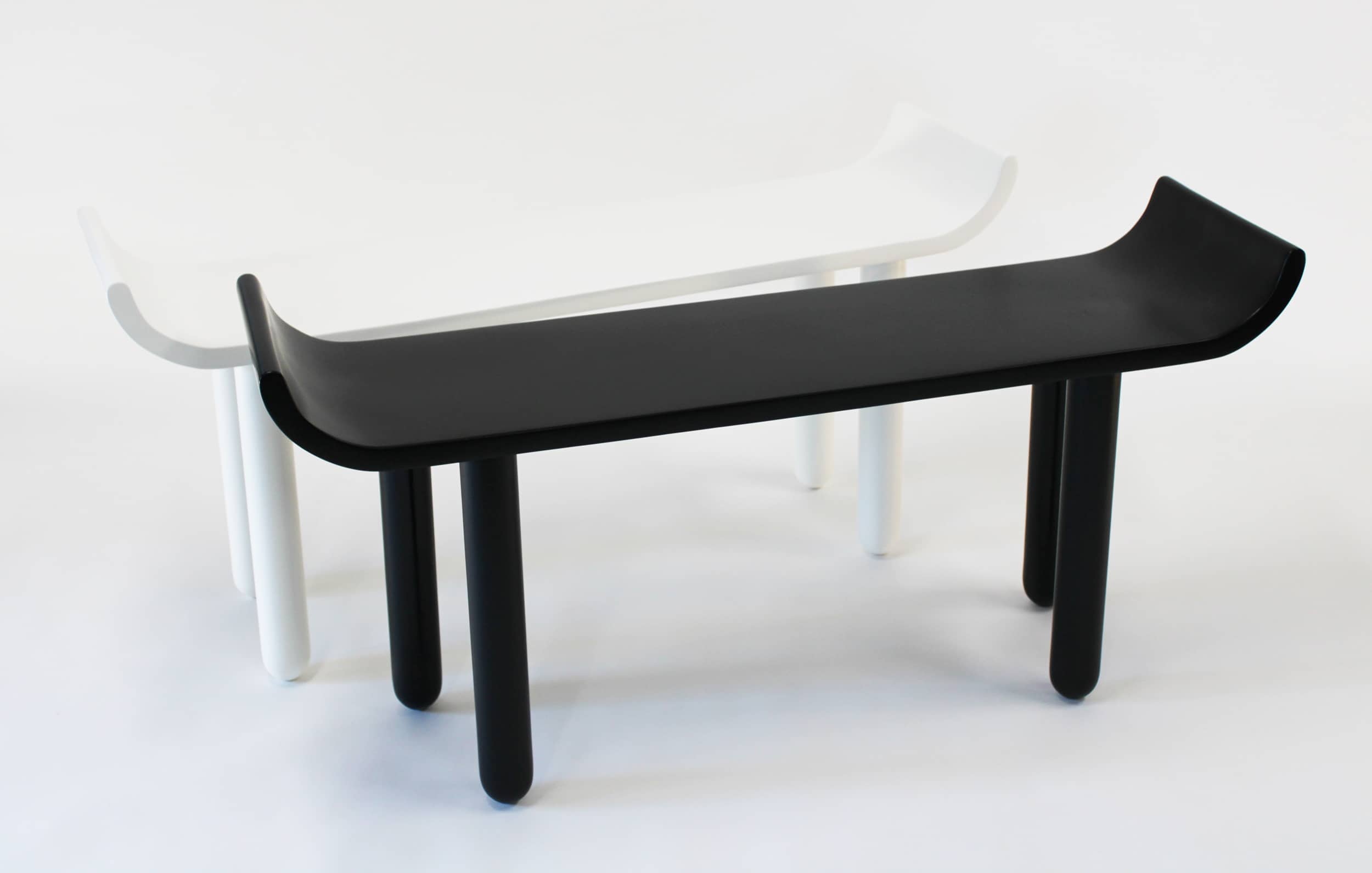 Binome_Banc Sledge blanc et noir