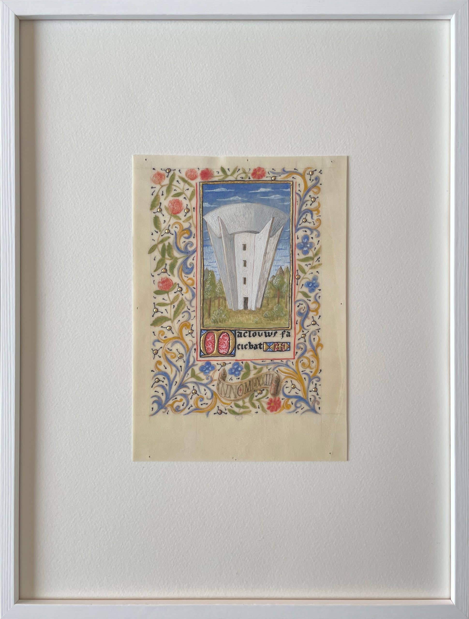 MaloCHAPUY_Enluminure-1_30x40cm_encadre