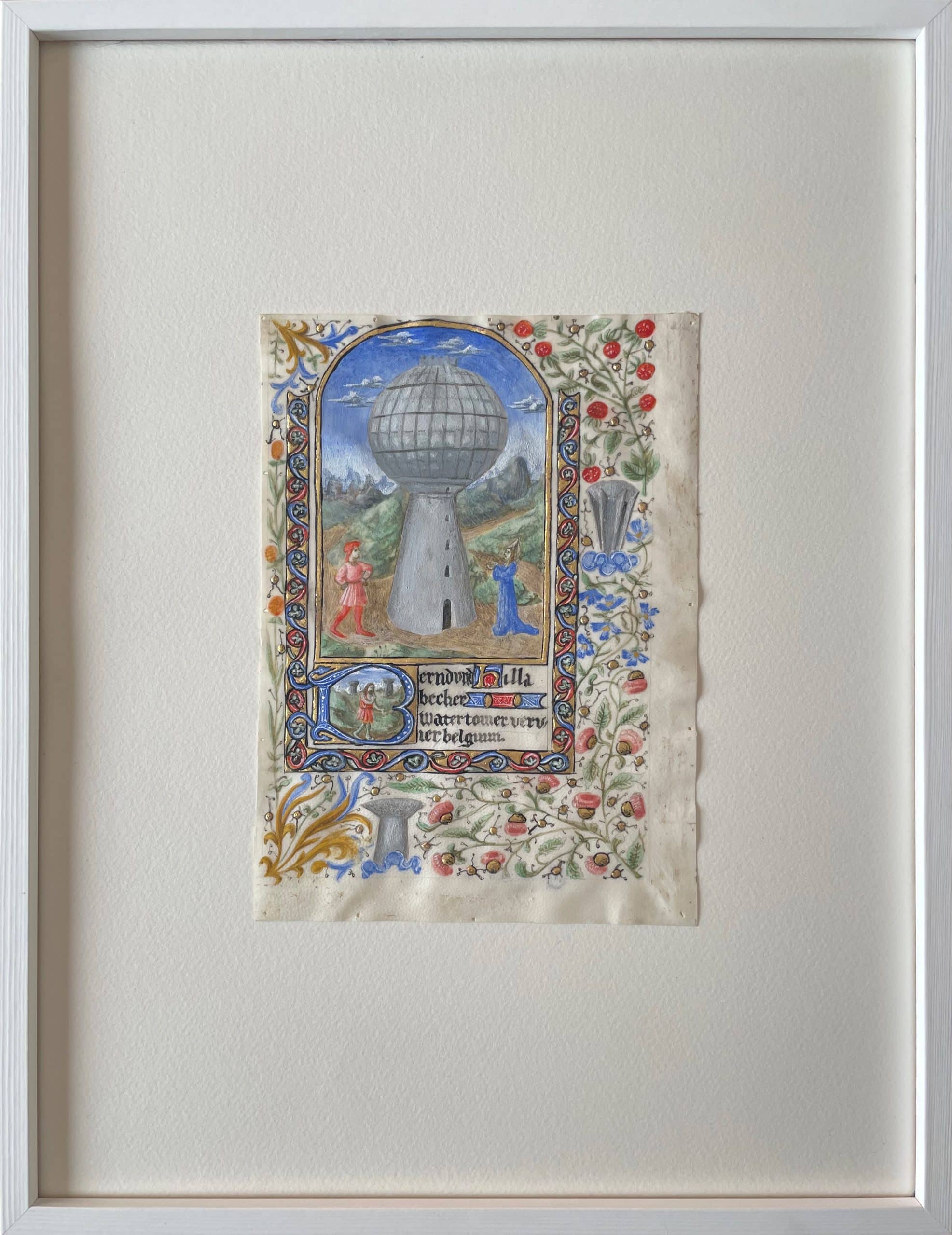 MaloCHAPUY_Enluminure-2_30x40cm_encadre