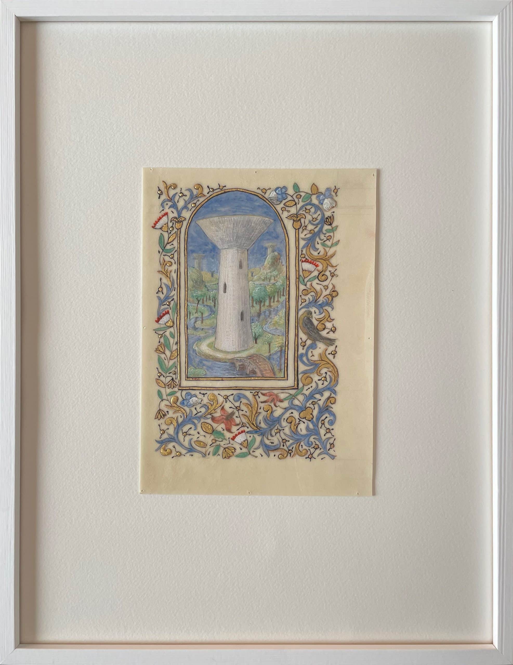 MaloCHAPUY_Enluminure-4_30x40cm_encadre
