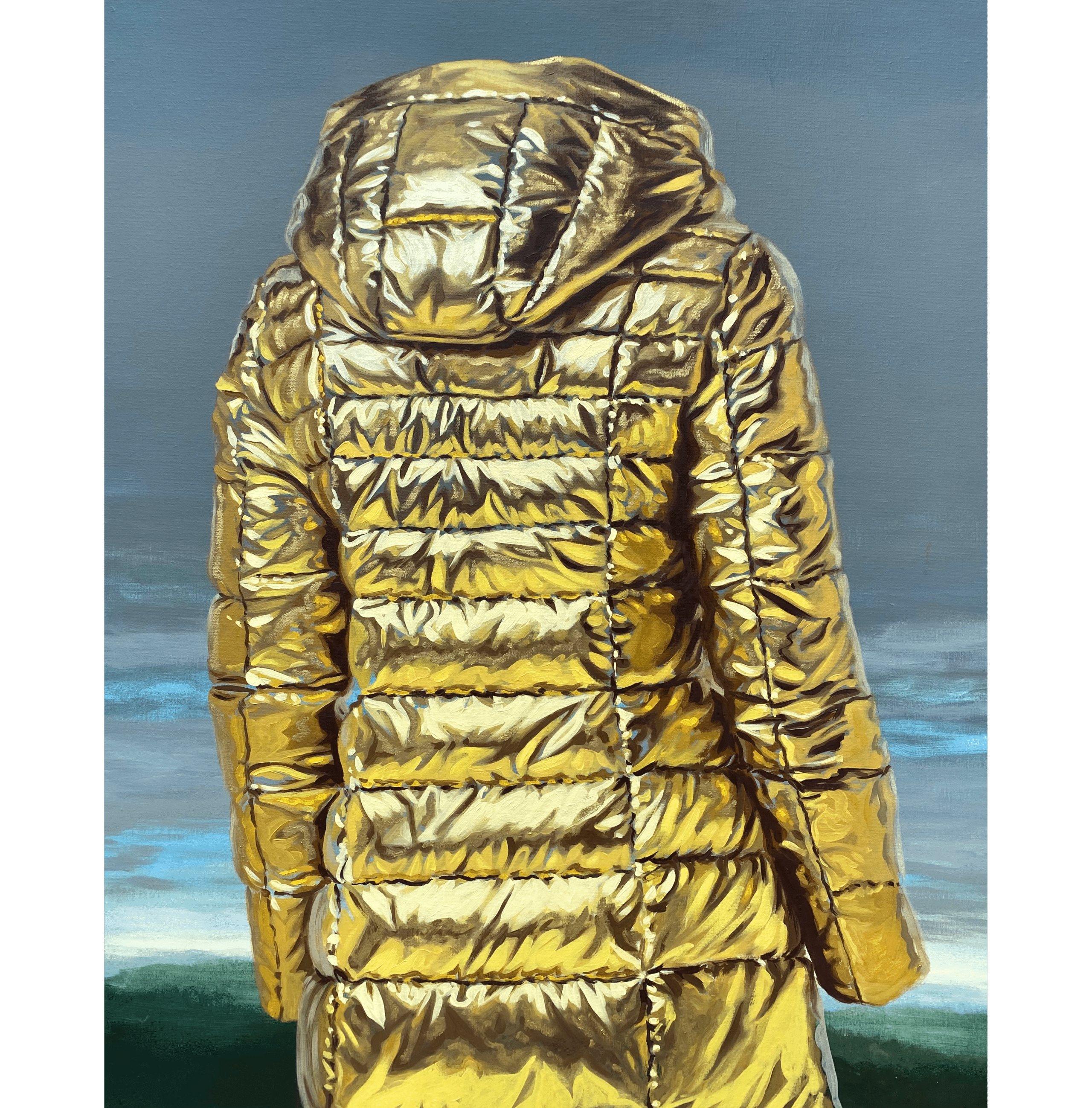 OlivierLepront_DoudouneDoré_2023_peinture_100x80cm_SelectionPrivateChoice2023